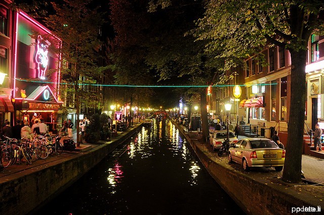 Район красных фонарей Амстердама