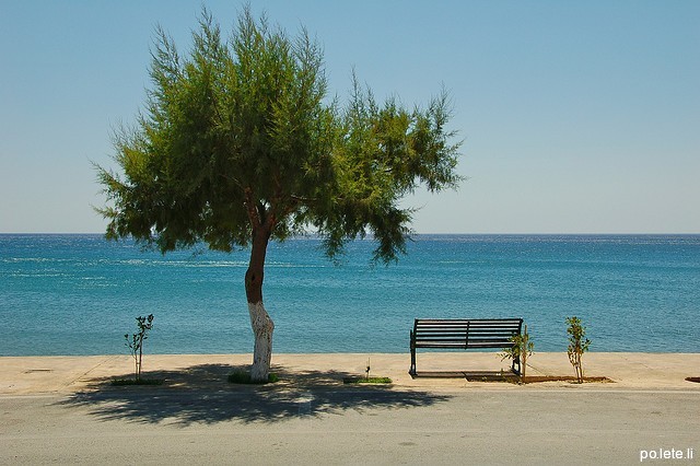 Вид на побережье Крита