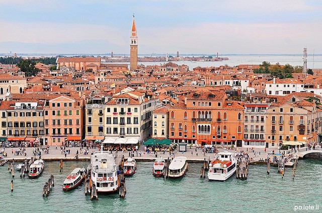 Вид на Венецию с высоты