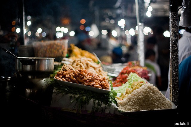 Вечерний рынок в Марракеше. Фото M.Angel Herrero с Flickr